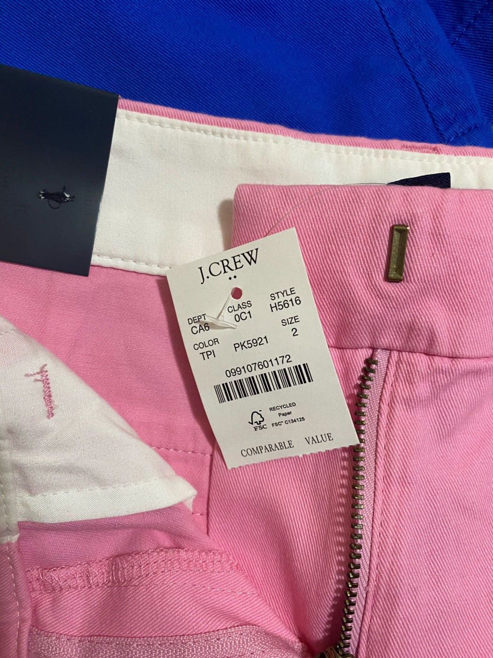 J. Crew Pink High-Waist Shorts - Picture 3 of 4